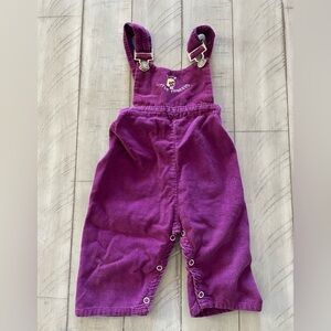 VINTAGE 1990’s “LITTLE PRINCESS” SOFT CORDUROY OVERALLS